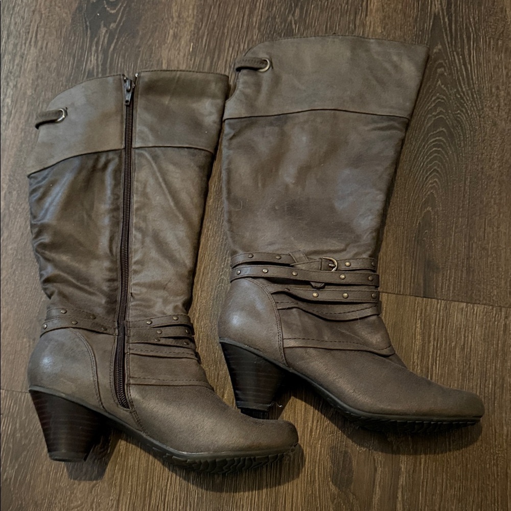 Bare Traps Rigley Brown Knee-High Boots